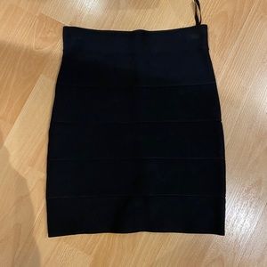 BCBG bandage skirt, black XS